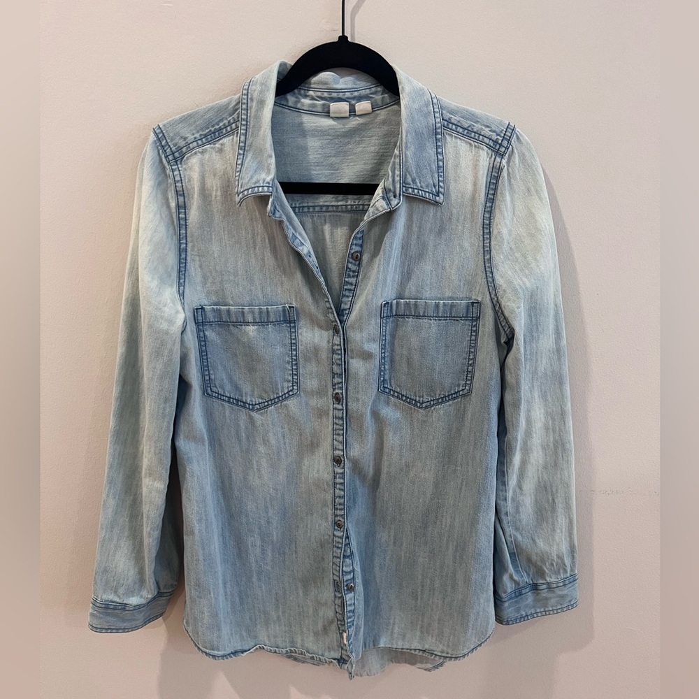 Melrose and Market Light Denim Shirt